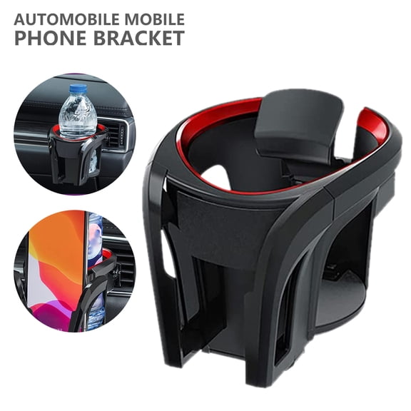 Protoiya 2 In 1 Car Air Vent Cup Holder,Universal Car Phone Mount,Stand fit All Smart Phone and Drink Cups for Vehicle Automobile