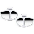thumbnail image 1 of Protoiya  2Pcs 360 Degree Rotatable 2 Side Car Blind Spot Convex Mirror Rearview Mirror Auxiliary Mirror Automobile Exterior Rear View Reversing Parking Mirror Safety Driving, 1 of 1