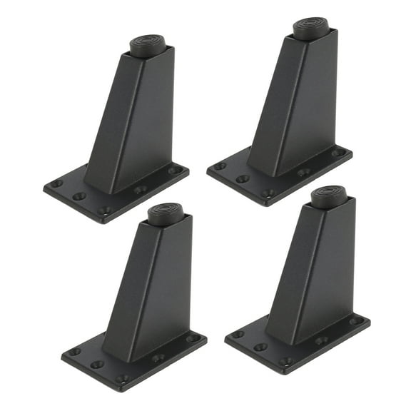 Protoiya  4 Furniture Cabinet feet Adjustable Aluminum Alloy Triangle Kitchen feet Table Legs Kitchen Feet Sofa Feet Cabinet Legs Furniture Legs Worktop Bar TV Desk Table Legs