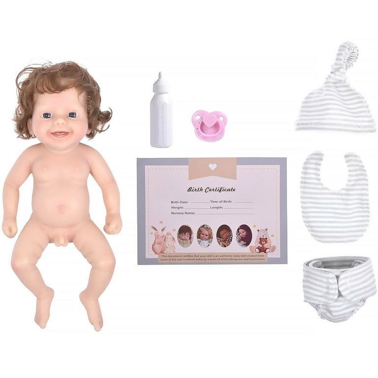 Mire & Mire 7 Miniature Reborn Baby Dolls Silicone Full Body Baby Soft  Skin Mini Realistic Newborn Baby Dolls Real Life Tiny Baby Doll with  Feeding