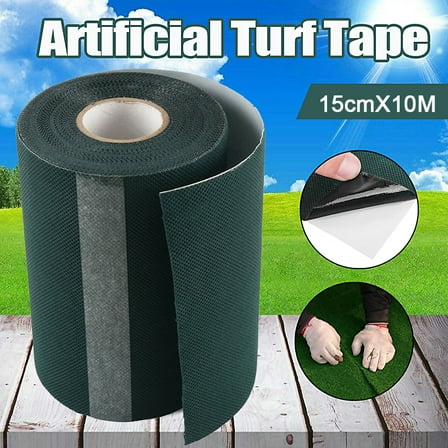 Protoiya Artificial Grass Glue Peel 1000 x 15 cm Artificial Grass Seam Tape,Weather Resistance Self-Adhesive Synthetic Seaming Turf Tape for Lawn,Carpet Jointing,Mat Rug,Connecting Fake Grass