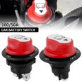 thumbnail image 1 of Protoiya Battery Disconnect Switch 12V-48V Battery Power Cut Off Switch Heavy Duty Reusable Plastic Battery Isolator Switch for Auto Car RV ATV Marine Boat Truck Vehicles, 1 of 9