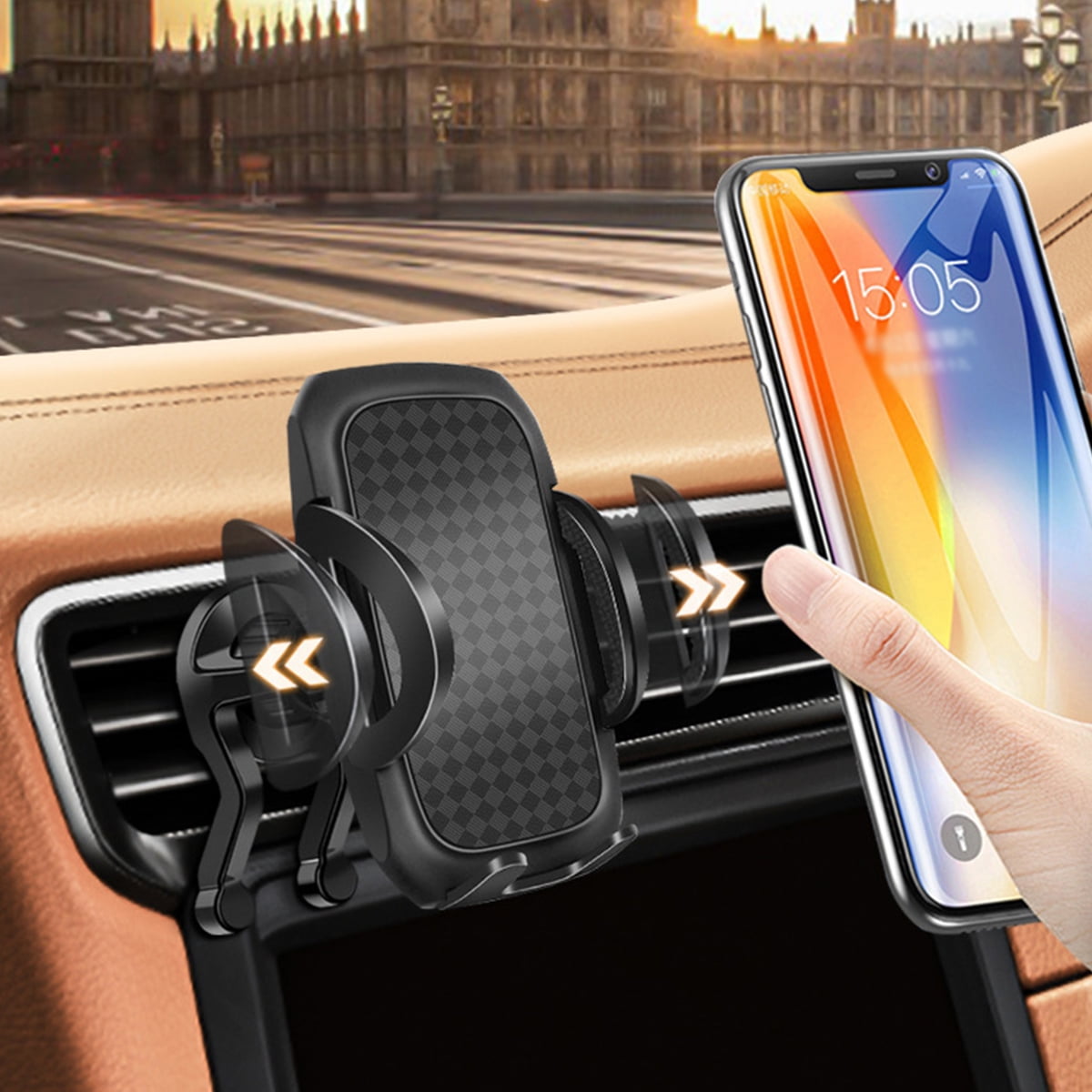 Protoiya Car Phone Holder Adjustable Car Air Vent Mount 360° Rotating