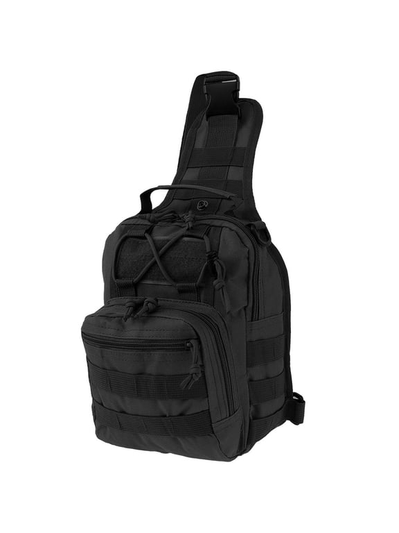 Chest Sling Bag Tactical Shoulder Backpack Crossbody Bag Waterproof Shoulder Chest Bag Military Sport Bag for Men Outdoor Running Travelling Camping Cycling