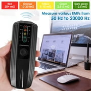 Protoiya EMF Meter High Accuracy Electromagnetic Field Radiation Detector Battery Powered Electric EMF Detector Ghost Hunting Paranormal Equipment Tester for Industrial Construction