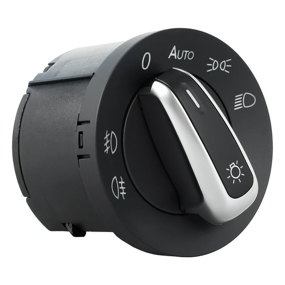 Protoiya Headlight Switch Compatible with  Golf/Jetta MK5 MK6 Reusable Headlamp Dimmer Switch Plastic Dome Lamp Switch Professional Instrument Panel Dimmer Switch for Car Auto