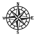 thumbnail image 1 of Protoiya Metal Decorative Nautical Compass Wall Decor, Living Room Bedroom Office Porch Garden Patio Signs Wall Hanging Art Beach Theme Home Decoration, 1 of 6