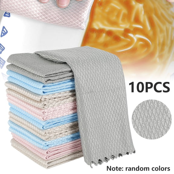 Protoiya Microfiber Cleaning Cloth, Non-Abrasive, Reusable and Washable, All Purpose Softer Highly Absorbent, Lint Free - Streak Free Wash Cloth for House, Kitchen, Car, Window, Gifts