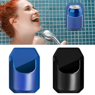 Silicon Cup Holder for Shower, Wine Glass Holder, Beer/Drink Holder for  Bathtub, Multi-Functional &Wall-Mounted (Grey)