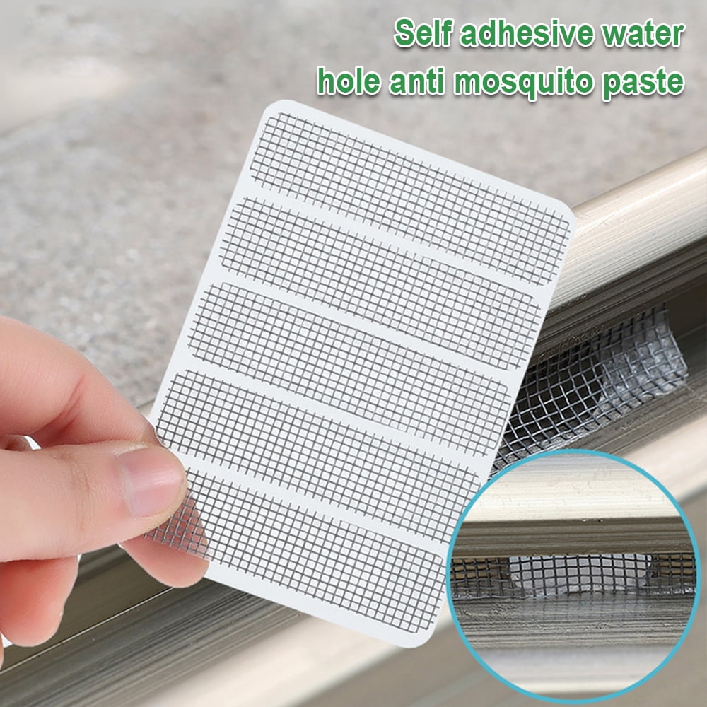 Protoiya Window Weep Hole Covers Screen Patch Adhesive Window Screen ...