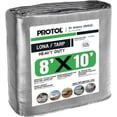 thumbnail image 1 of Protol 8x10 Feet Super Heavy Duty Reversible Tarp 10 Mil - Waterproof, UV Resistant, Tear Proof with Grommets - Ideal for Boat, Car, RV, Camping…, 1 of 7