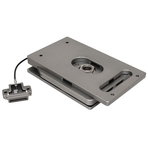 Protomet Boat Swiveling Seat Mount | 5 x 12 Inch 180 Deg Gray Anodized