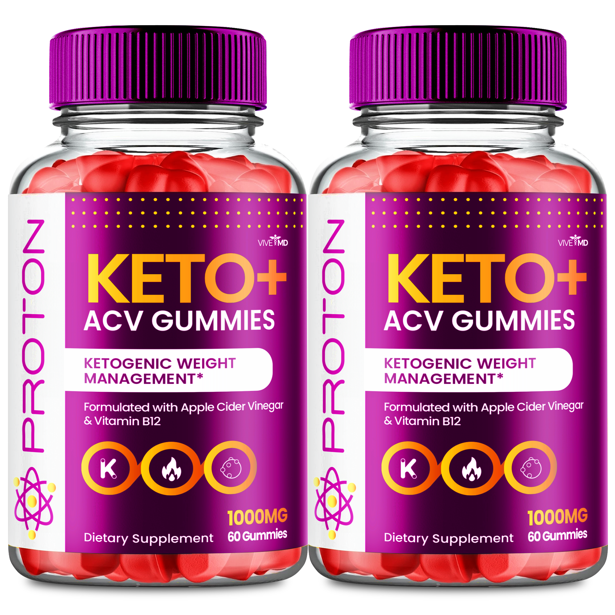 Proton Keto ACV Gummies Advanced Weight Management, Protein Keto ACV