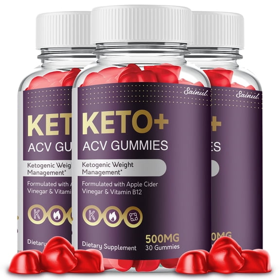 Proton Keto ACV Gummies, Maximum Strength for Weight Management, Apple Cider Vinegar, 3 Month Supply Dietary Supplement (3 Pack)