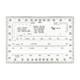thumbnail image 1 of Protractor Coordinate Scale Map Clear Reading and Land Navigations Topographical Map Scale for Engineering, 1 of 11