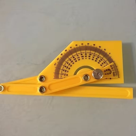 Protractor Angle Finder - Accurate 0 to 180 Degrees Measurement Tool for Woodworking and Carpentry Projects