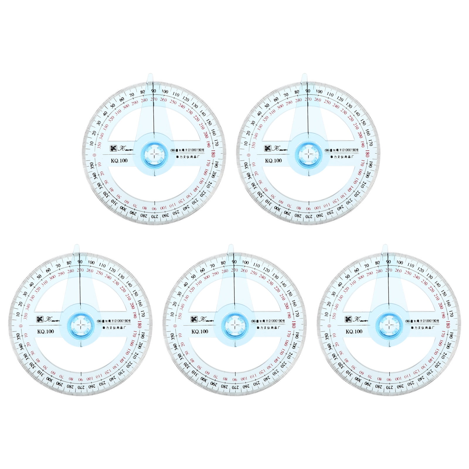 Protractor Arm Swing Circle 360 Protractors Ruler Drawing Degree