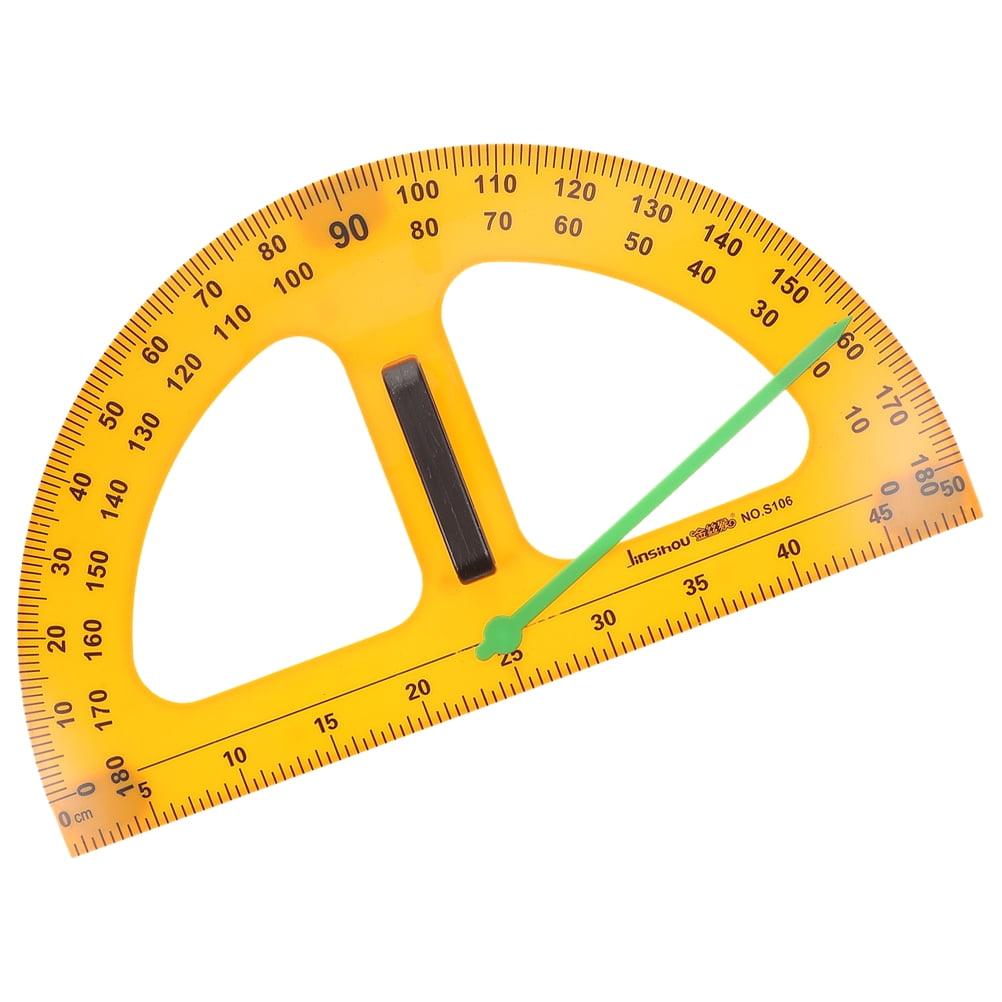 Protractor Centimeter Ruler Tools Angle Measurement for Drawing Math