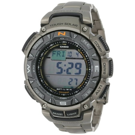 Protrek Tough-Solar PAG240T-7 Titanium Triple Sensor Wristwatch