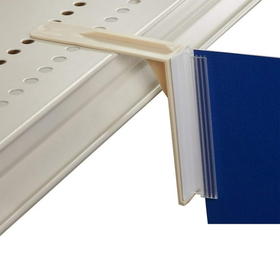Protruding Gondola Shelf Sign Holder, Stick Out Aisle Sign Display, 5 Pack