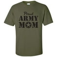 thumbnail image 1 of Proud ARMY Mom Short Sleeve T-Shirt in Military Green, 1 of 4