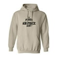 thumbnail image 1 of Proud Air Force AUNT Adult Hooded Sweatshirt, 1 of 3