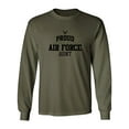 thumbnail image 1 of Proud Air Force AUNT Adult Long Sleeve T-shirt, 1 of 3