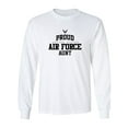 thumbnail image 1 of Proud Air Force AUNT Adult Long Sleeve T-shirt, 1 of 3