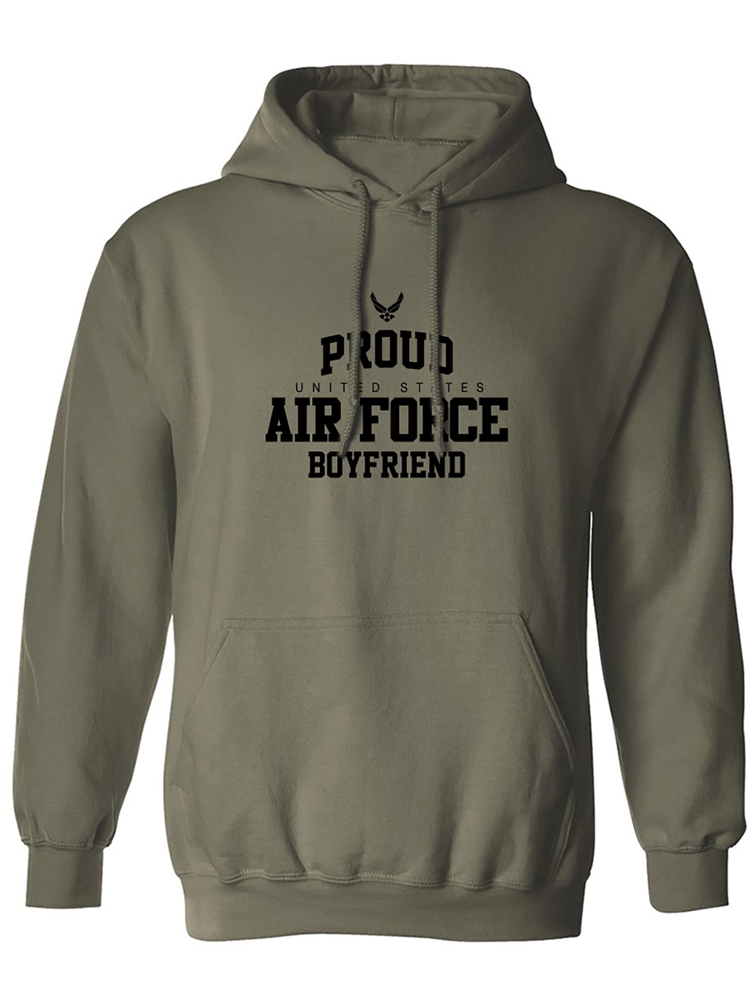 Proud Air Force BOYFRIEND Adult Hooded Sweatshirt