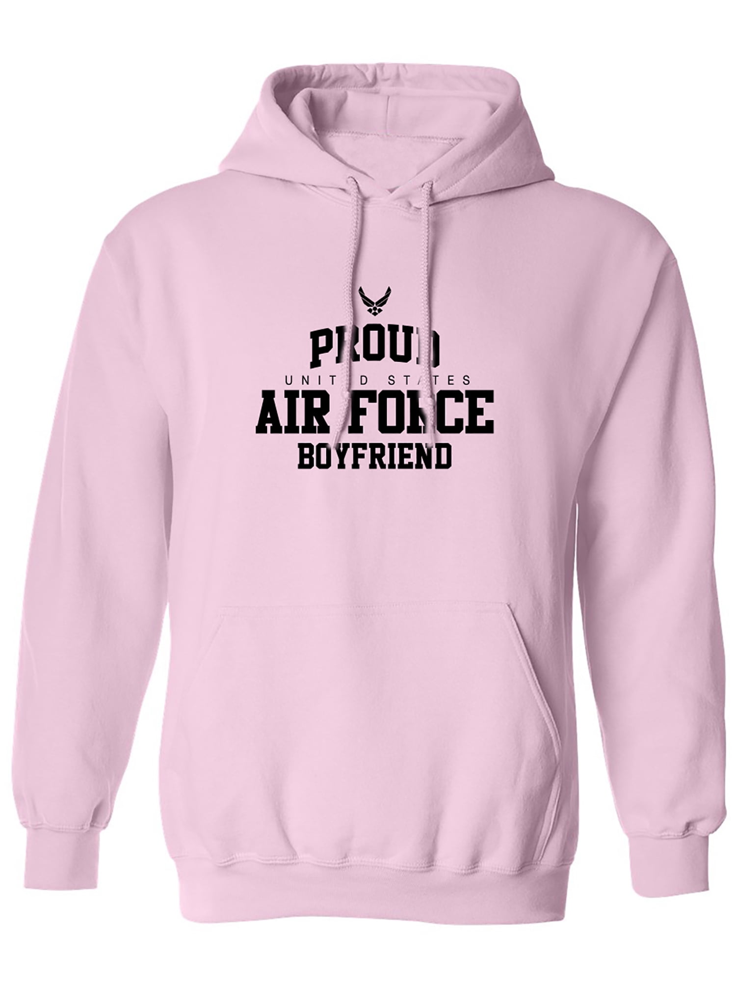 Proud Air Force BOYFRIEND Adult Hooded Sweatshirt