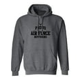 thumbnail image 1 of Proud Air Force BOYFRIEND Adult Hooded Sweatshirt, 1 of 3