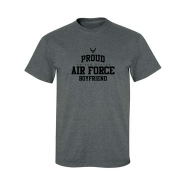 Proud Air Force BOYFRIEND Adult Short Sleeve T-shirt