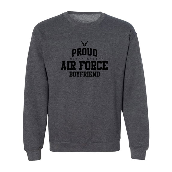 Proud Air Force BOYFRIEND Crewneck Sweatshirt