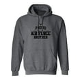 thumbnail image 1 of Proud Air Force BROTHER Adult Hooded Sweatshirt, 1 of 3
