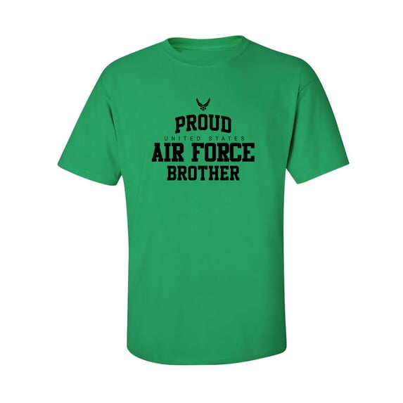 Proud Air Force BROTHER Adult Short Sleeve T-shirt