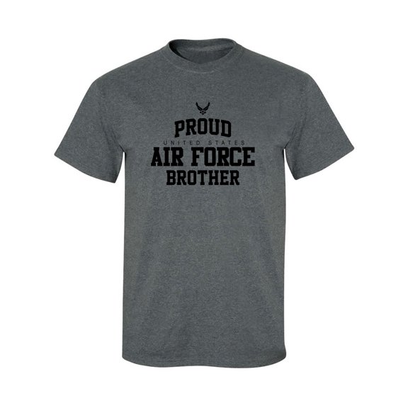 Proud Air Force BROTHER Adult Short Sleeve T-shirt