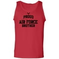 thumbnail image 1 of Proud Air Force BROTHER Adult Tank Top, 1 of 3