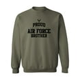 thumbnail image 1 of Proud Air Force BROTHER Crewneck Sweatshirt, 1 of 3