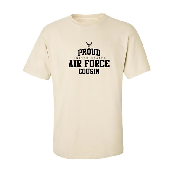 Proud Air Force COUSIN Adult Short Sleeve T-shirt
