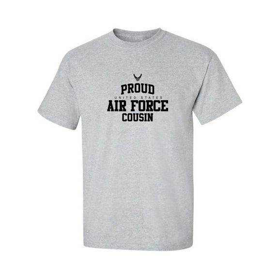 Proud Air Force COUSIN Adult Short Sleeve T-shirt