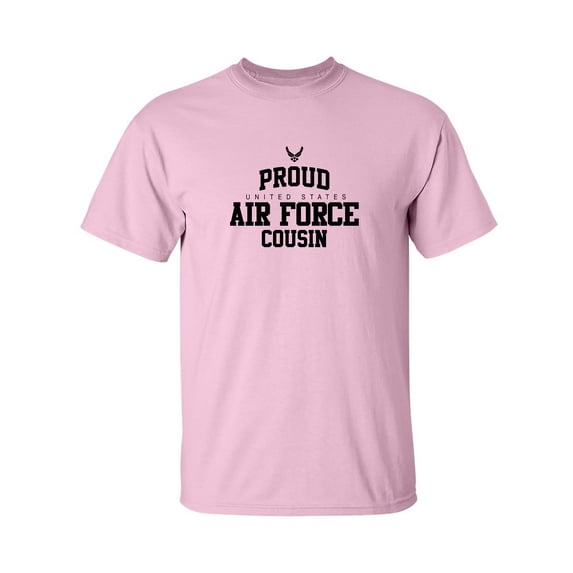 Proud Air Force COUSIN Adult Short Sleeve T-shirt