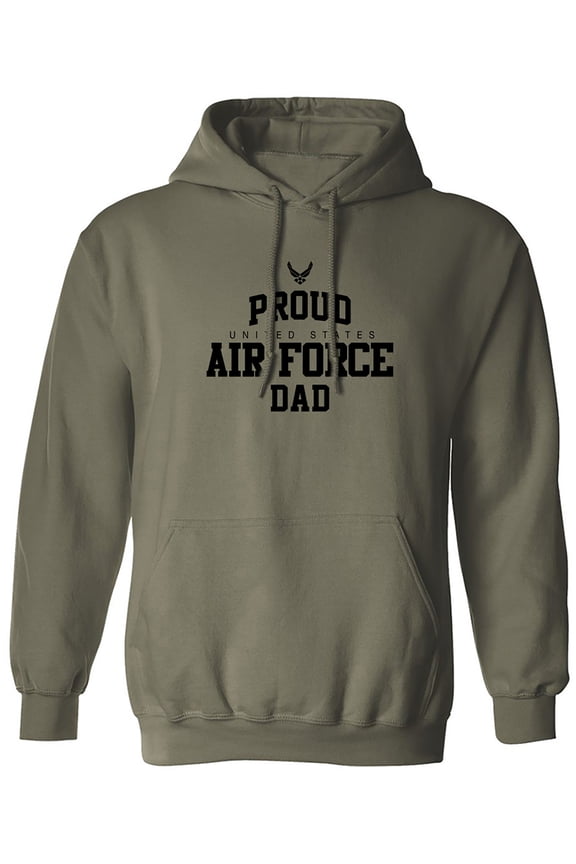 Proud Air Force DAD Adult Hooded Sweatshirt
