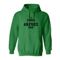 thumbnail image 1 of Proud Air Force DAD Adult Hooded Sweatshirt, 1 of 3