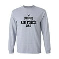 thumbnail image 1 of Proud Air Force DAD Adult Long Sleeve T-shirt, 1 of 3