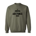 thumbnail image 1 of Proud Air Force DAD Crewneck Sweatshirt, 1 of 3