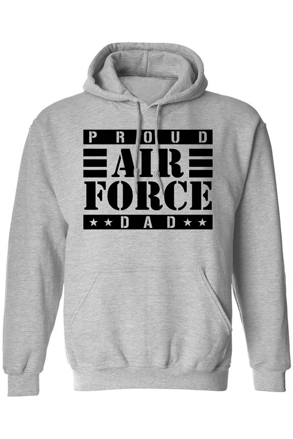 Proud Air Force Dad Hooded Sweatshirt