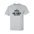 thumbnail image 1 of Proud Air Force GIRLFRIEND Adult Short Sleeve T-shirt, 1 of 4