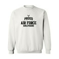 thumbnail image 1 of Proud Air Force GIRLFRIEND Crewneck Sweatshirt, 1 of 3