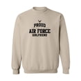 thumbnail image 1 of Proud Air Force GIRLFRIEND Crewneck Sweatshirt, 1 of 3