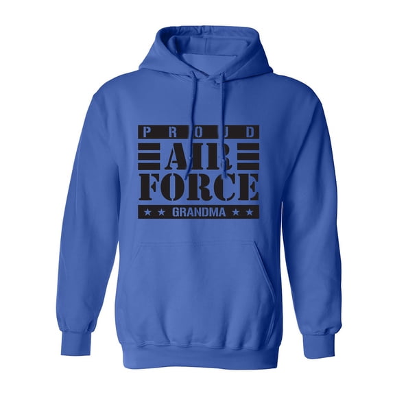 Proud Air Force Grandma Adult Hooded Sweatshirt
